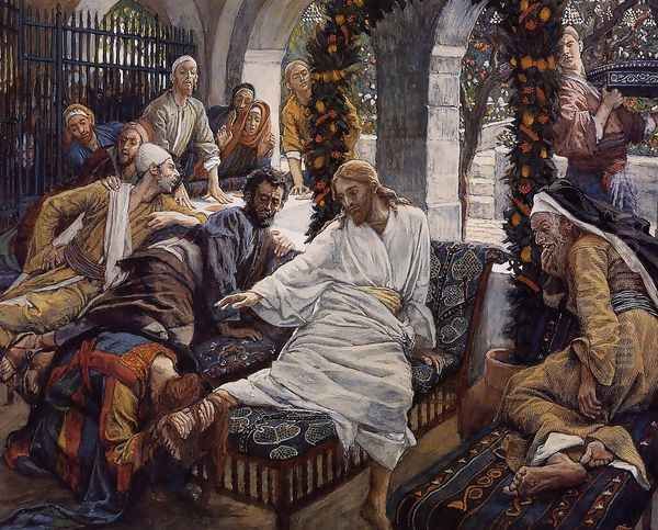 Mary Magdalene's Box of Very Precious Ointment Oil Painting by James Jacques Joseph Tissot