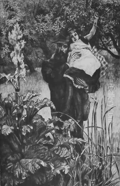 Le veuf (The Widower) Oil Painting by James Jacques Joseph Tissot