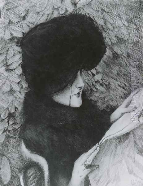 Le Journal (The Newspaper) Oil Painting by James Jacques Joseph Tissot