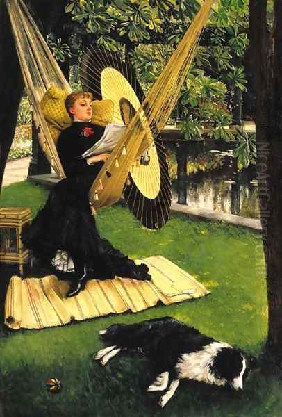 The Hammock Oil Painting by James Jacques Joseph Tissot