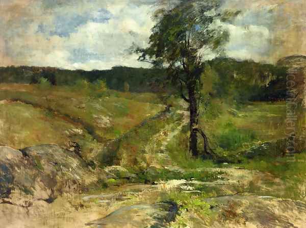 Branchville Oil Painting by John Henry Twachtman