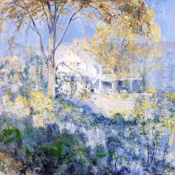 October Oil Painting by John Henry Twachtman