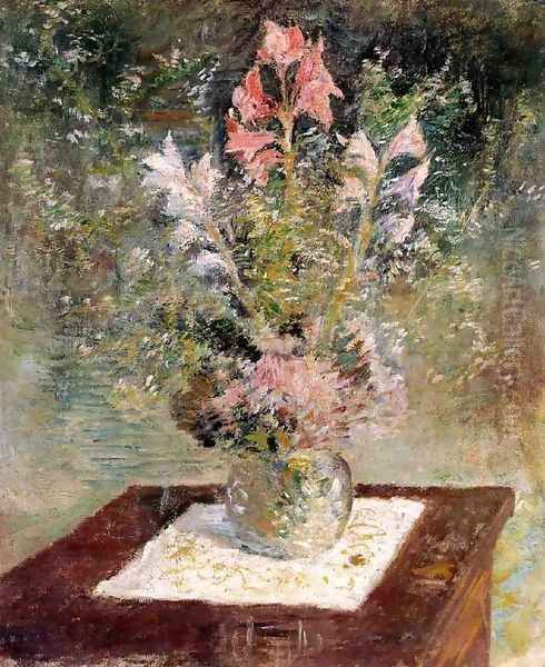 Flowers2 Oil Painting by John Henry Twachtman