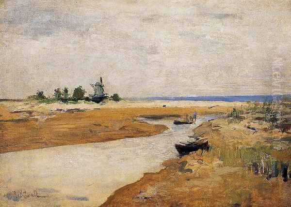 The Inlet Oil Painting by John Henry Twachtman