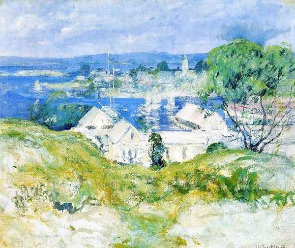 Gloucester Oil Painting by John Henry Twachtman