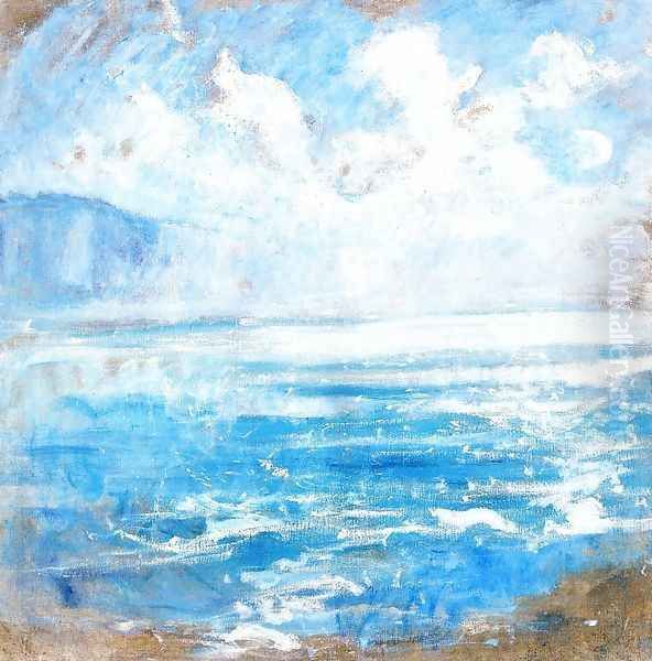 Niagara Gorge Oil Painting by John Henry Twachtman