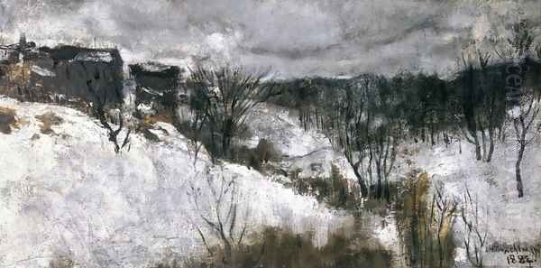 Bloody Run Oil Painting by John Henry Twachtman