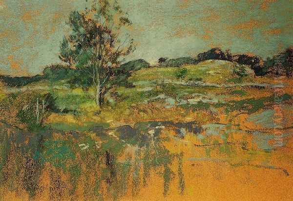 The Ledges Oil Painting by John Henry Twachtman