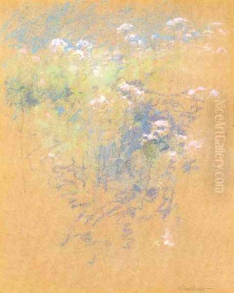 Flowers3 Oil Painting by John Henry Twachtman