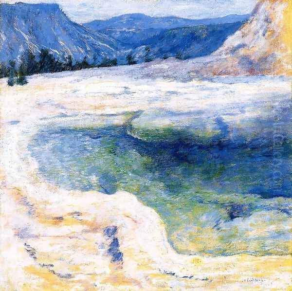 Emerald Pool2 Oil Painting by John Henry Twachtman