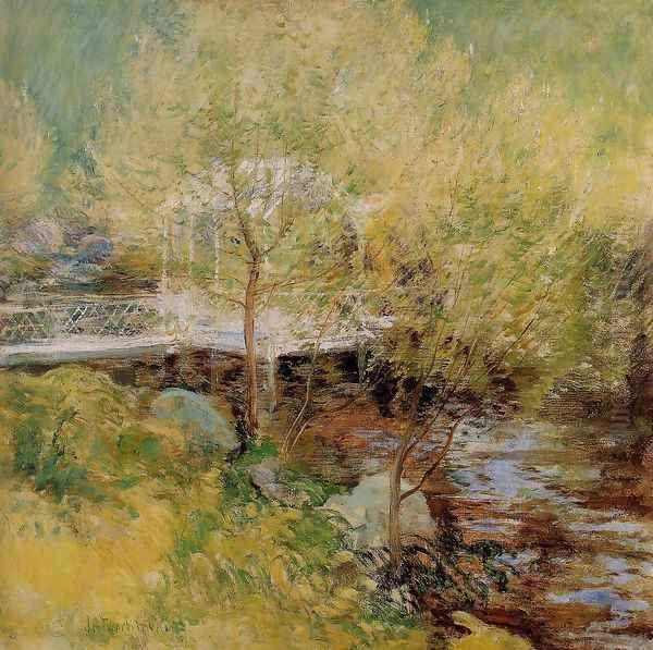 The White Bridge3 Oil Painting by John Henry Twachtman