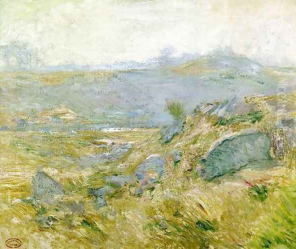 Upland Pastures Oil Painting by John Henry Twachtman