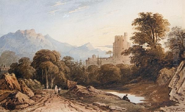 Signed 'j. Varley' (lower Right), Watercolour Oil Painting by John Varley