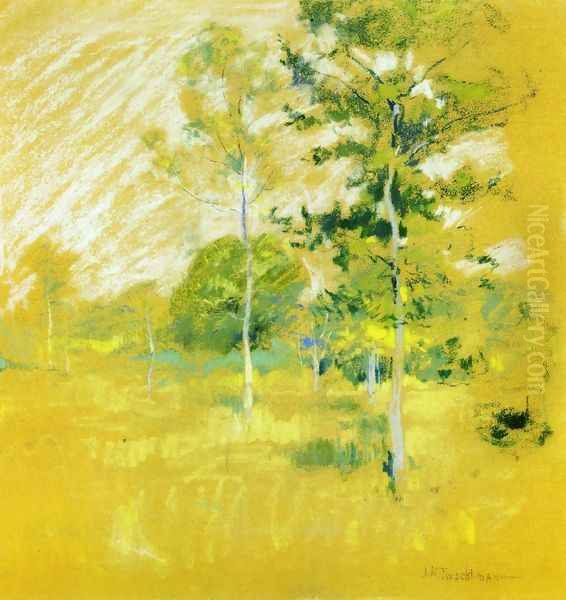 Landscape2 Oil Painting by John Henry Twachtman