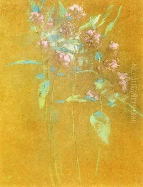 Wildflowers2 Oil Painting by John Henry Twachtman