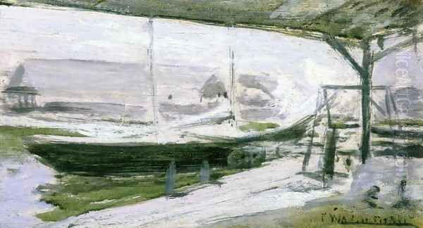 Under The Wharves by John Henry Twachtman