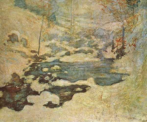 Beneath the Snow Oil Painting by John Henry Twachtman