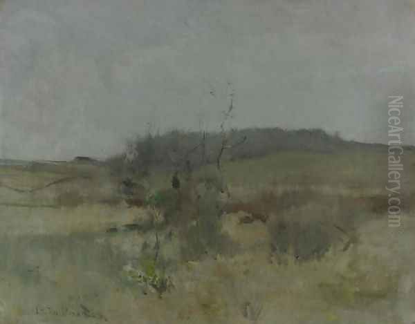 Grey Day Oil Painting by John Henry Twachtman