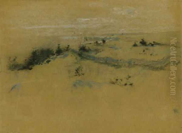 Landscape After 1890 Oil Painting by John Henry Twachtman