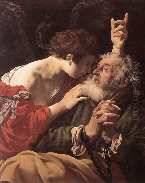 The Deliverance of St Peter Oil Painting by Hendrick Terbrugghen