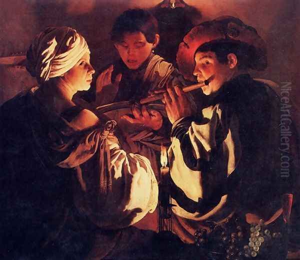 The Concert Oil Painting by Hendrick Terbrugghen