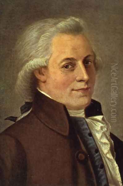 Portrait of Wolfgang Amadeus Mozart 1756-91, Austrian composer Oil Painting by Johann Heinrich Wilhelm Tischbein