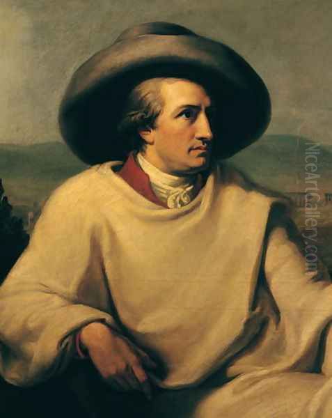 Johann Wolfgang von Goethe 1749-1832 in the Campagna, c.1790 Oil Painting by Johann Heinrich Wilhelm Tischbein