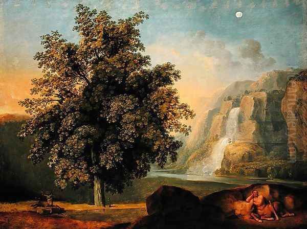 Landscape at Tivoli Oil Painting by Johann Heinrich Wilhelm Tischbein