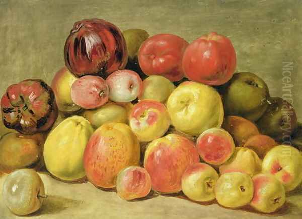 Pieces of Fruit Oil Painting by Johann Heinrich Wilhelm Tischbein