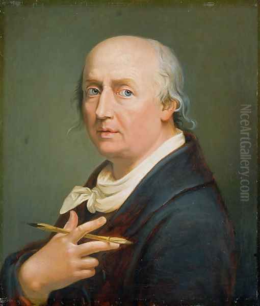 Self portrait 2 Oil Painting by Johann Heinrich Wilhelm Tischbein