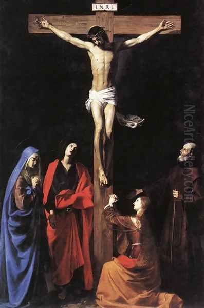 Crucifixion c. 1635 Oil Painting by Nicolas Tournier