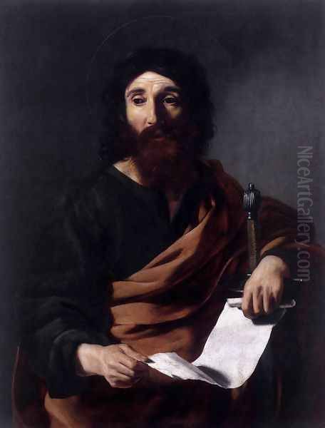 St Paul 1625-26 Oil Painting by Nicolas Tournier