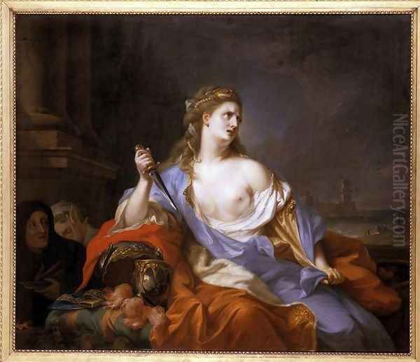 Dido on the Pyre, 1775 Oil Painting by Johann Heinrich The Elder Tischbein