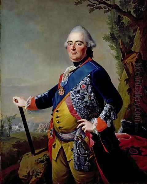 Frederick II, Landgrave of Hessen-Kassel, c.1773 Oil Painting by Johann Heinrich The Elder Tischbein