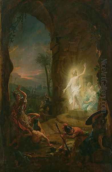 The Resurrection, 1763 Oil Painting by Johann Heinrich The Elder Tischbein