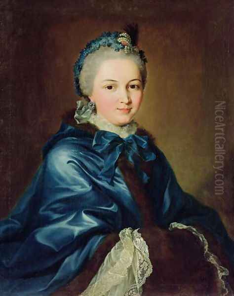 Wilhelmine Caroline Amalie Tischbein Oil Painting by Johann Heinrich The Elder Tischbein