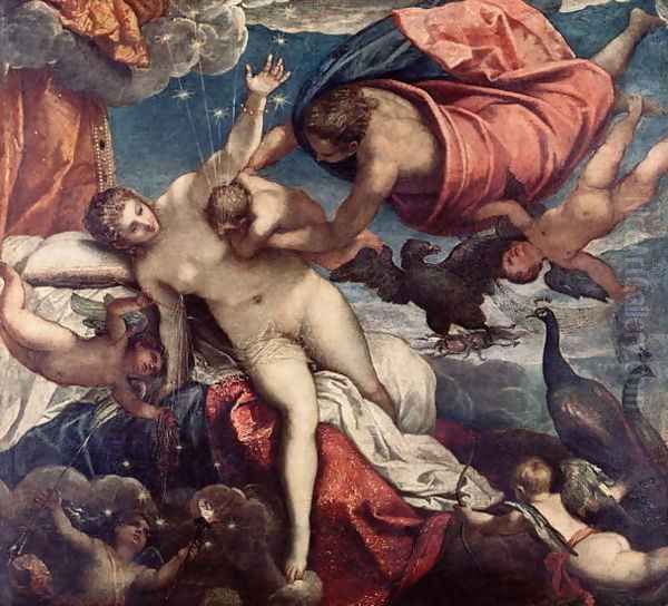 The Origin of the Milky Way, c.1575-80 Oil Painting by Jacopo Tintoretto (Robusti)