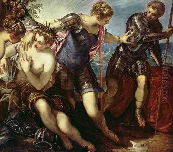 Minerva Repelling Mars, 1578 Oil Painting by Jacopo Tintoretto (Robusti)