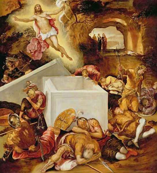 The Resurrection of Christ Oil Painting by Jacopo Tintoretto (Robusti)