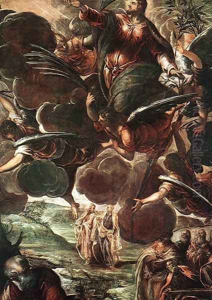 The Ascension (detail) 1578-81 Oil Painting by Jacopo Tintoretto (Robusti)