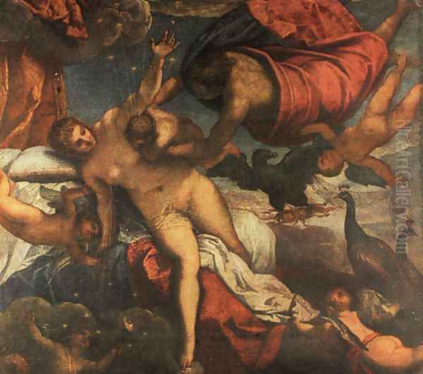 The Origin of the Milky Way 1570 Oil Painting by Jacopo Tintoretto (Robusti)