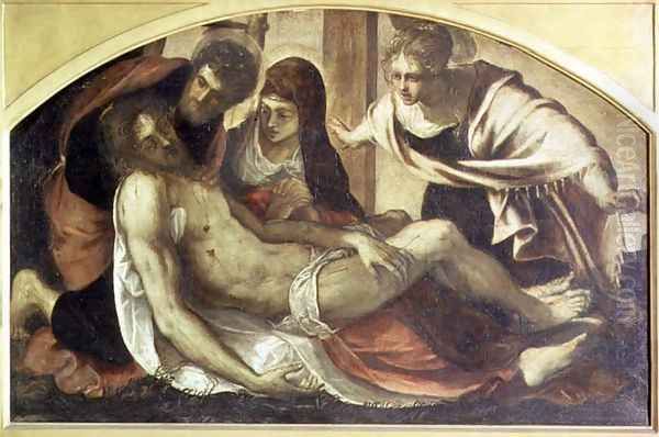 Pieta Oil Painting by Jacopo Tintoretto (Robusti)