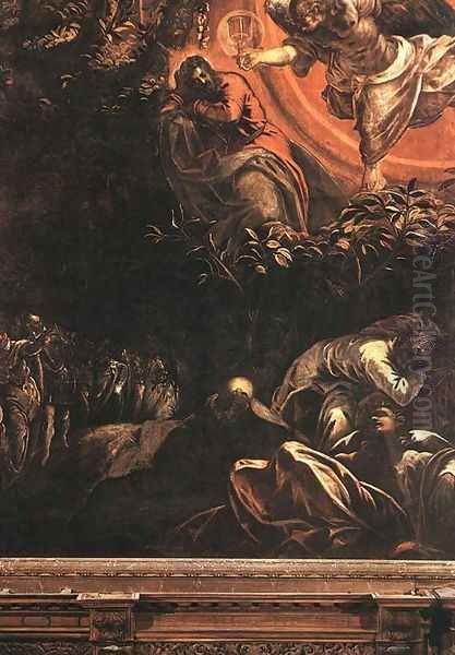 The Prayer in the Garden 1578-81 Oil Painting by Jacopo Tintoretto (Robusti)