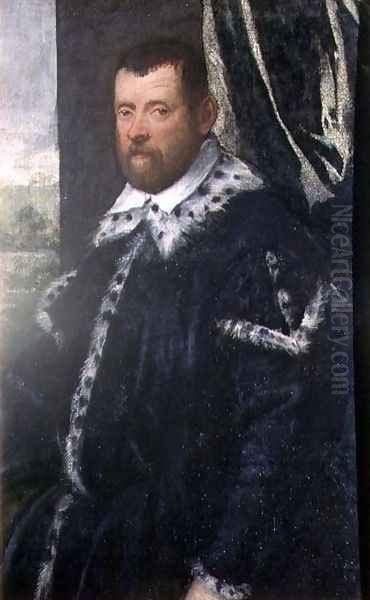 Battista Morosoni 1537-98, High Procurator Oil Painting by Jacopo Tintoretto (Robusti)