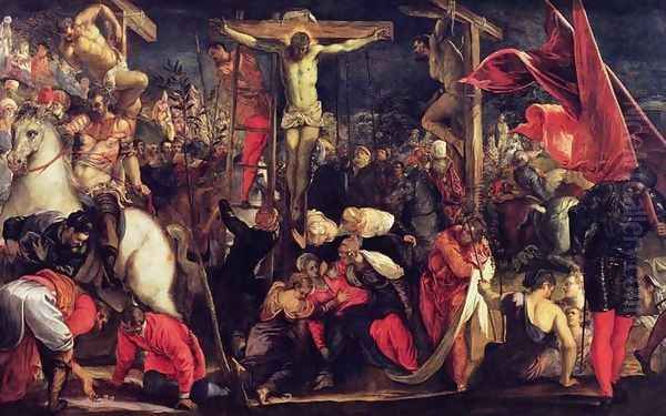 The Crucifixion Oil Painting by Jacopo Tintoretto (Robusti)