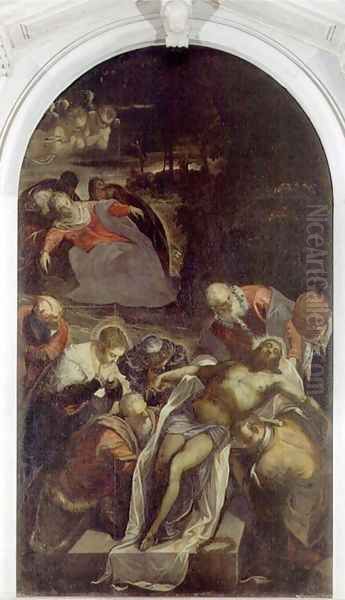 Deposition Oil Painting by Jacopo Tintoretto (Robusti)