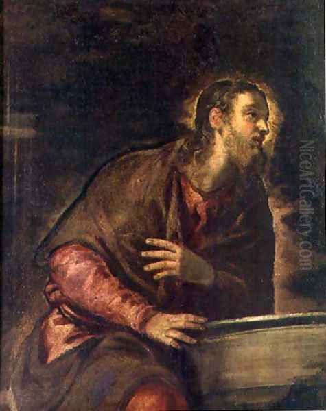 Christ at the Well, c.1560 Oil Painting by Jacopo Tintoretto (Robusti)