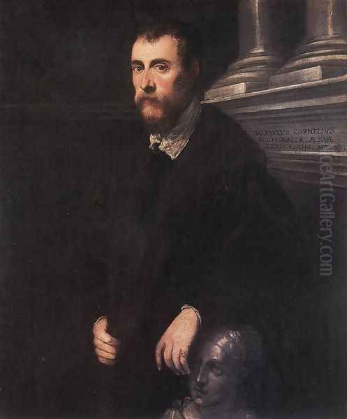 Portrait of Giovanni Paolo Cornaro 1561 Oil Painting by Jacopo Tintoretto (Robusti)