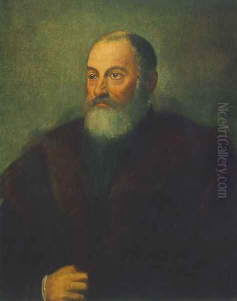 Portrait of a Man c. 1560 Oil Painting by Jacopo Tintoretto (Robusti)