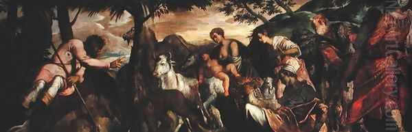 St. Roch and the Beasts of the Field, 1567 Oil Painting by Jacopo Tintoretto (Robusti)